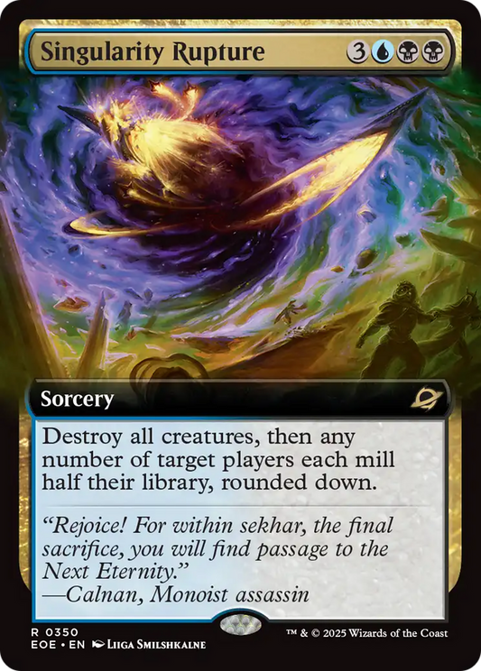 Singularity Rupture (Extended Art) [Edge of Eternities] [Foil]