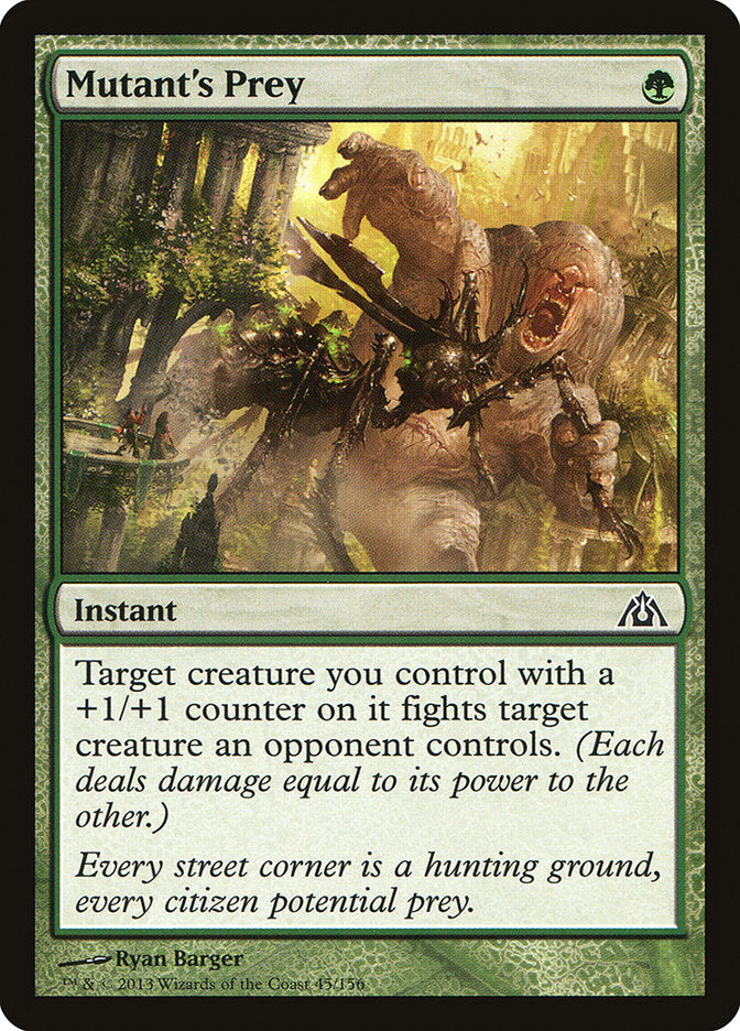 Mutant's Prey [Dragon's Maze] [Foil]