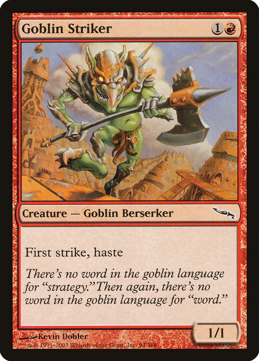 Goblin Striker [Mirrodin] [Foil]