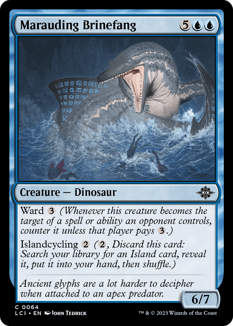 Marauding Brinefang [The Lost Caverns of Ixalan] [Foil]