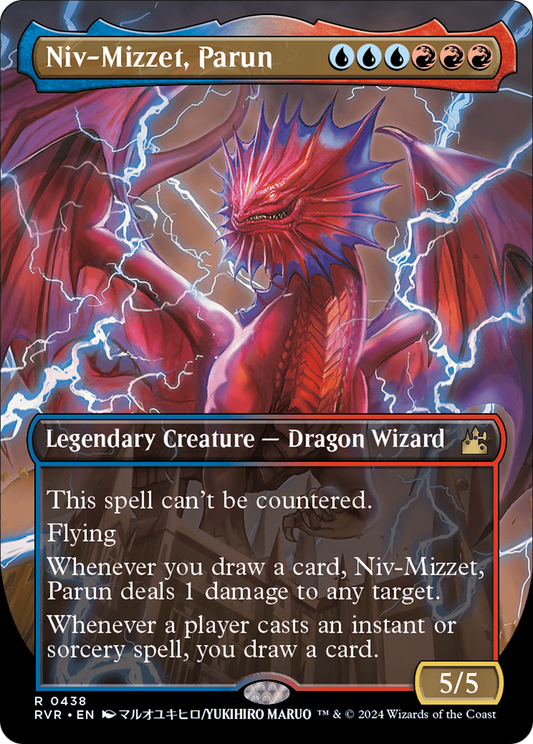 Niv-Mizzet, Parun (Anime Borderless) [Ravnica Remastered] [Foil]