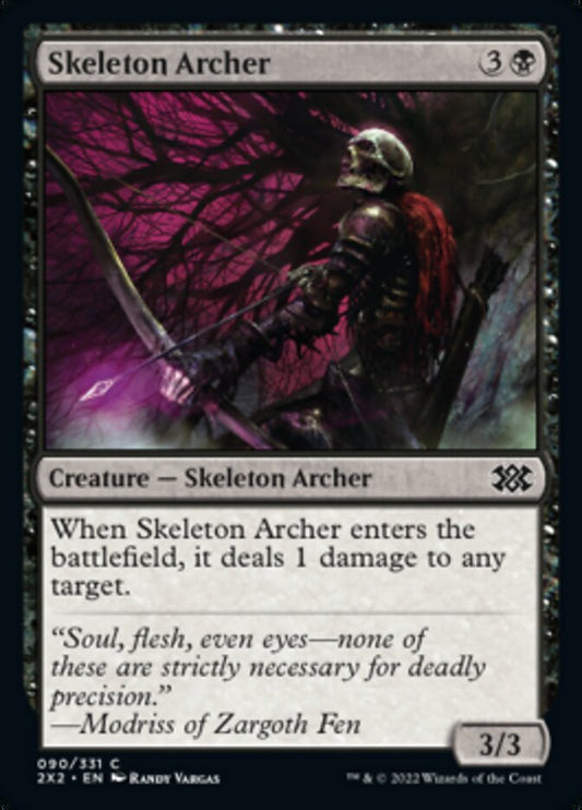 Skeleton Archer [Double Masters 2022] [Foil]
