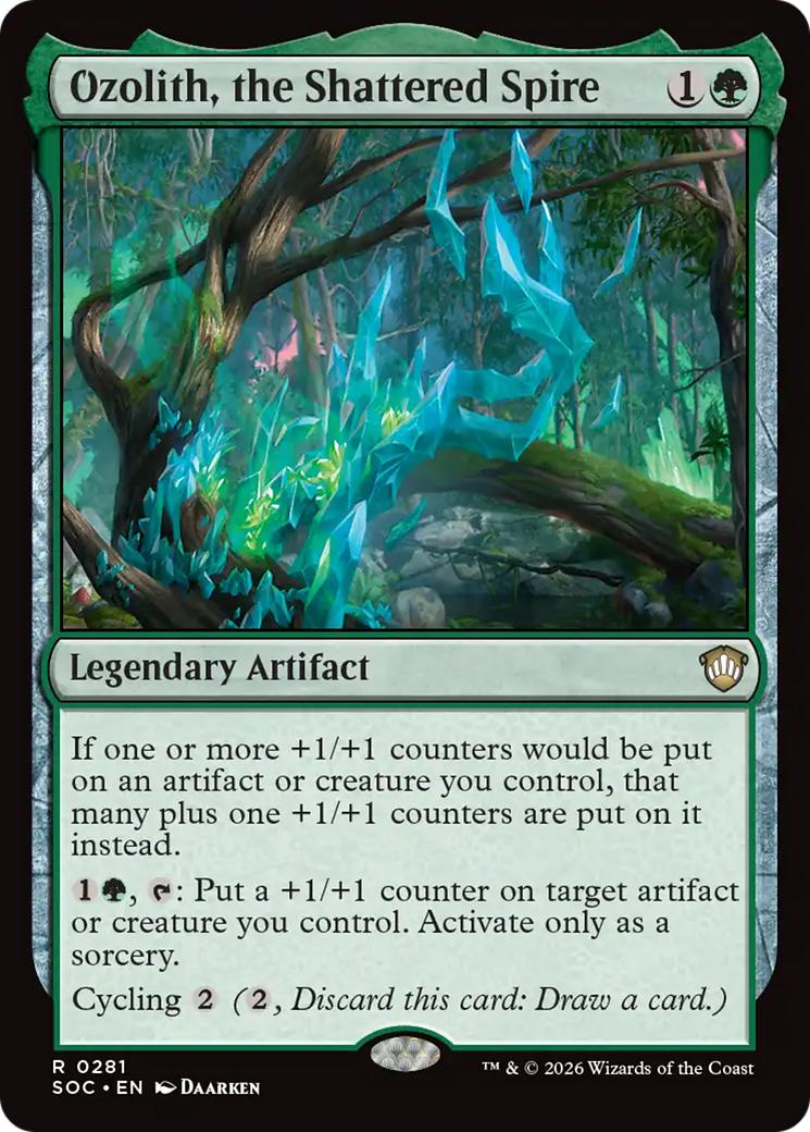 Ozolith, the Shattered Spire [Secrets of Strixhaven Commander] [Foil]