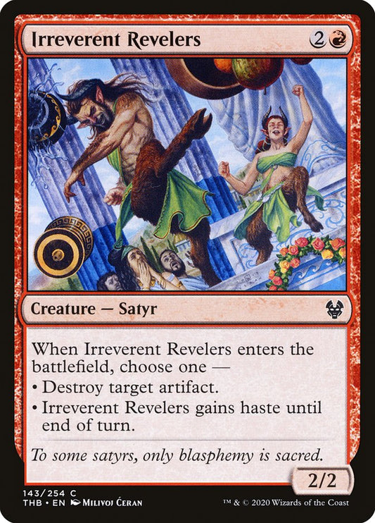 Irreverent Revelers [Theros Beyond Death] [Foil]