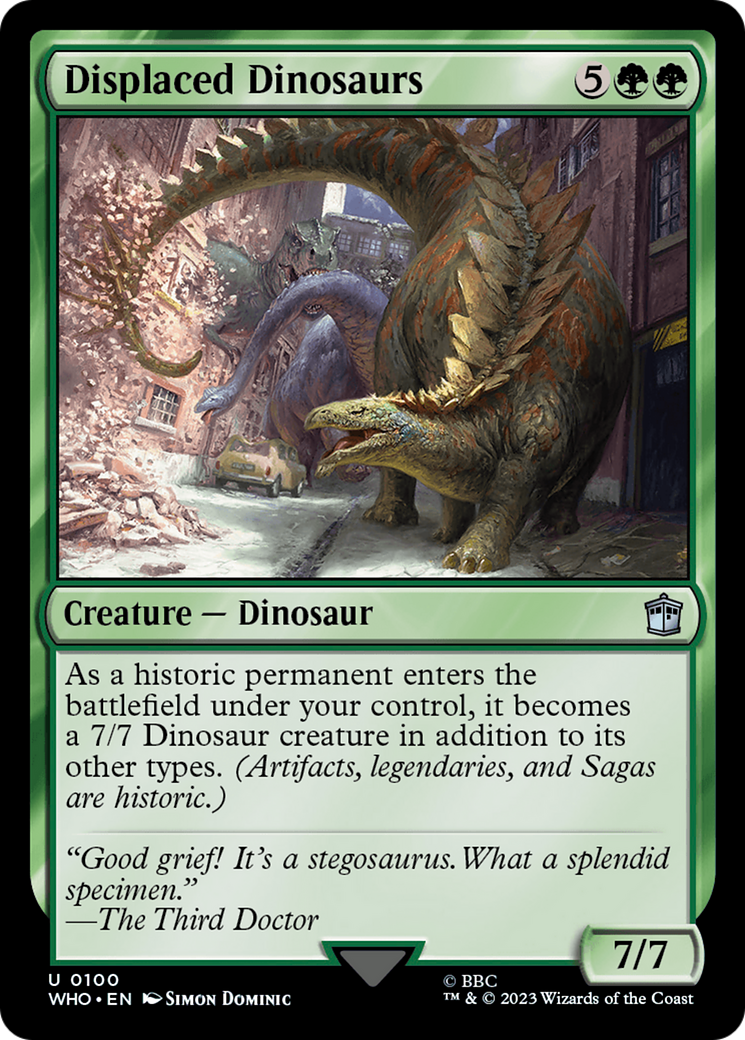 Displaced Dinosaurs [Doctor Who] [Foil]