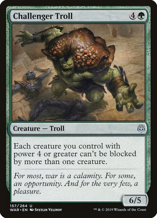 Challenger Troll [War of the Spark] [Foil]