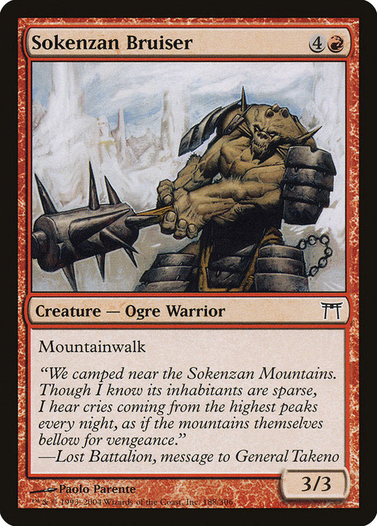 Sokenzan Bruiser [Champions of Kamigawa] [Foil]
