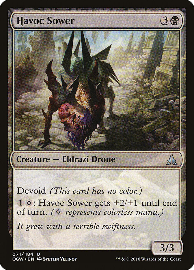 Havoc Sower [Oath of the Gatewatch] [Foil]