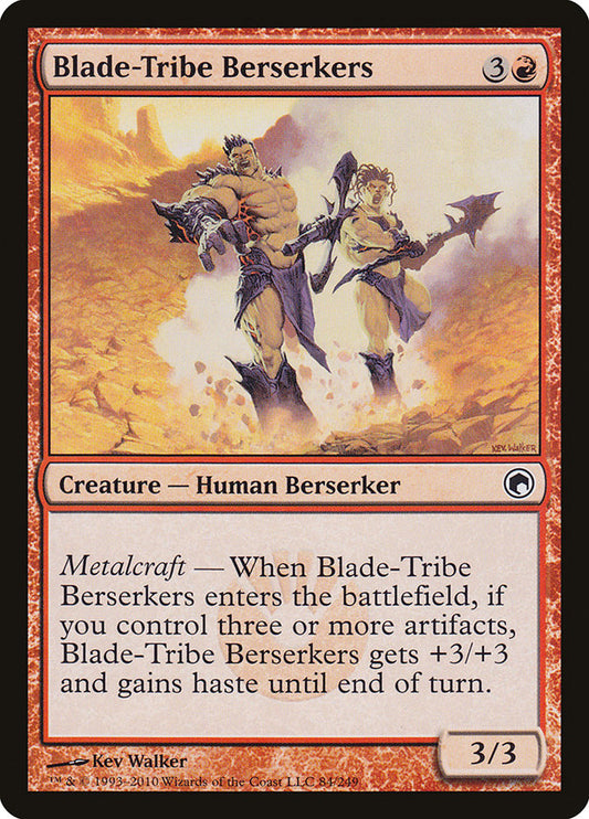 Blade-Tribe Berserkers [Scars of Mirrodin] [Foil]