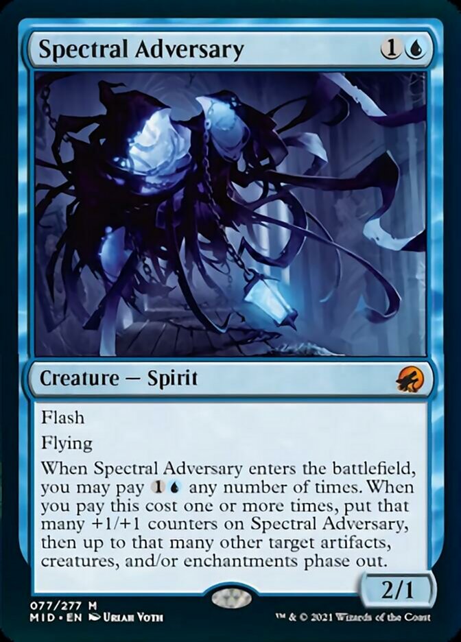 Spectral Adversary [Innistrad: Midnight Hunt] [Foil]