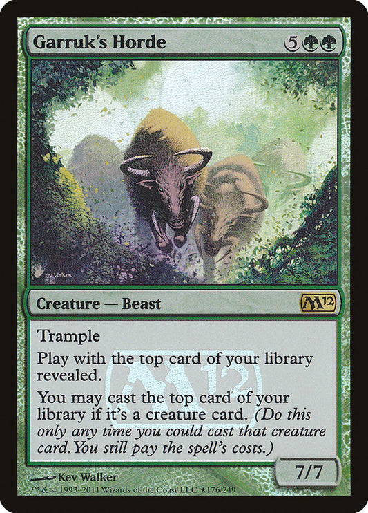 Garruk's Horde [Core Set 2012 Prerelease Promos]
