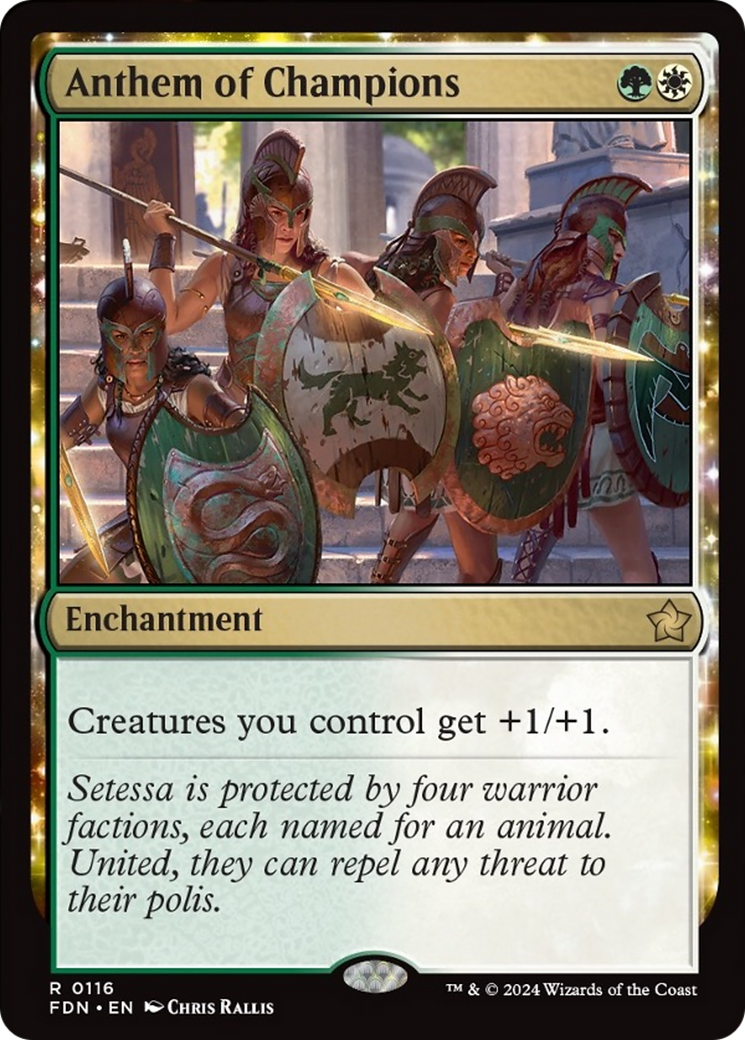 Anthem of Champions [Foundations] [Foil]