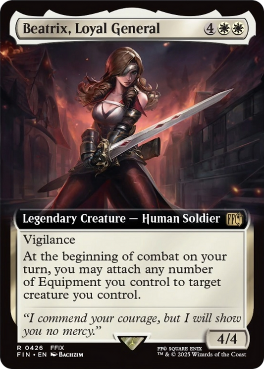 Beatrix, Loyal General (Extended Art) [FINAL FANTASY] [Foil]