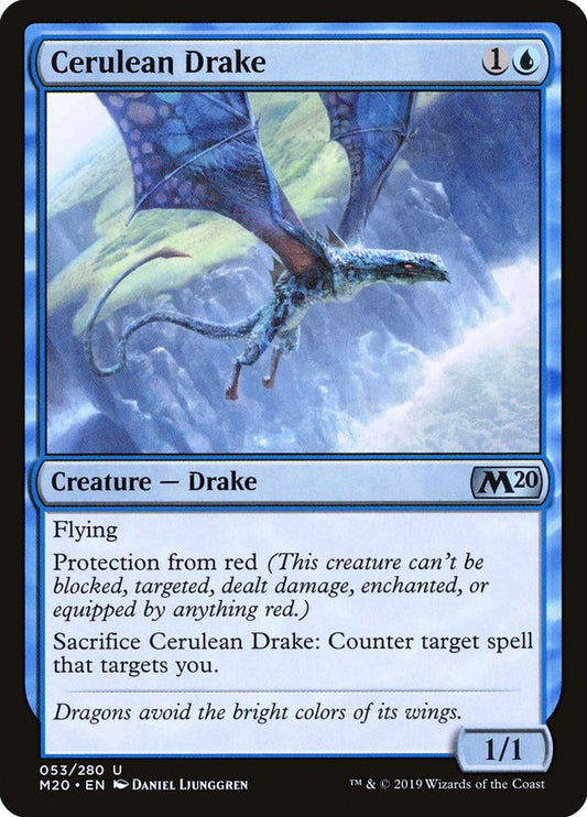 Cerulean Drake [Core Set 2020] [Foil]