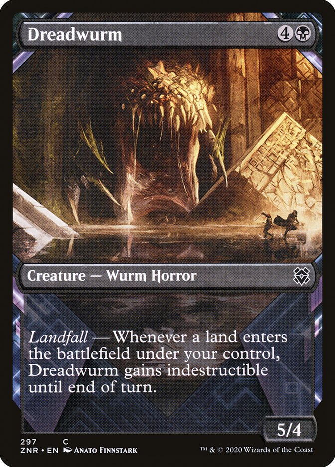 Dreadwurm (Showcase) [Zendikar Rising] [Foil]