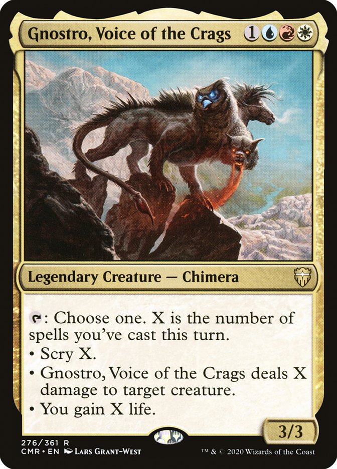Gnostro, Voice of the Crags [Commander Legends] [Foil]