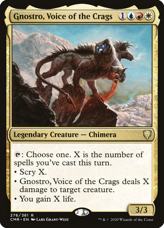 Gnostro, Voice of the Crags [Commander Legends] [Foil]