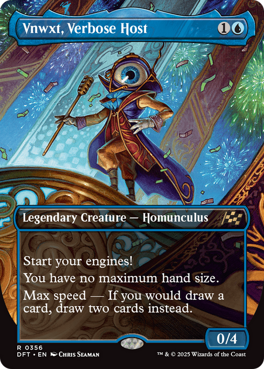 Vnwxt, Verbose Host (Borderless) [Aetherdrift] [Foil]