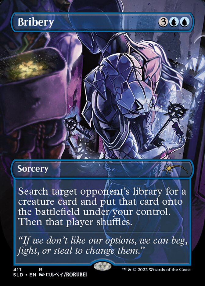 Bribery (Borderless) [Secret Lair Drop Series] [Foil]