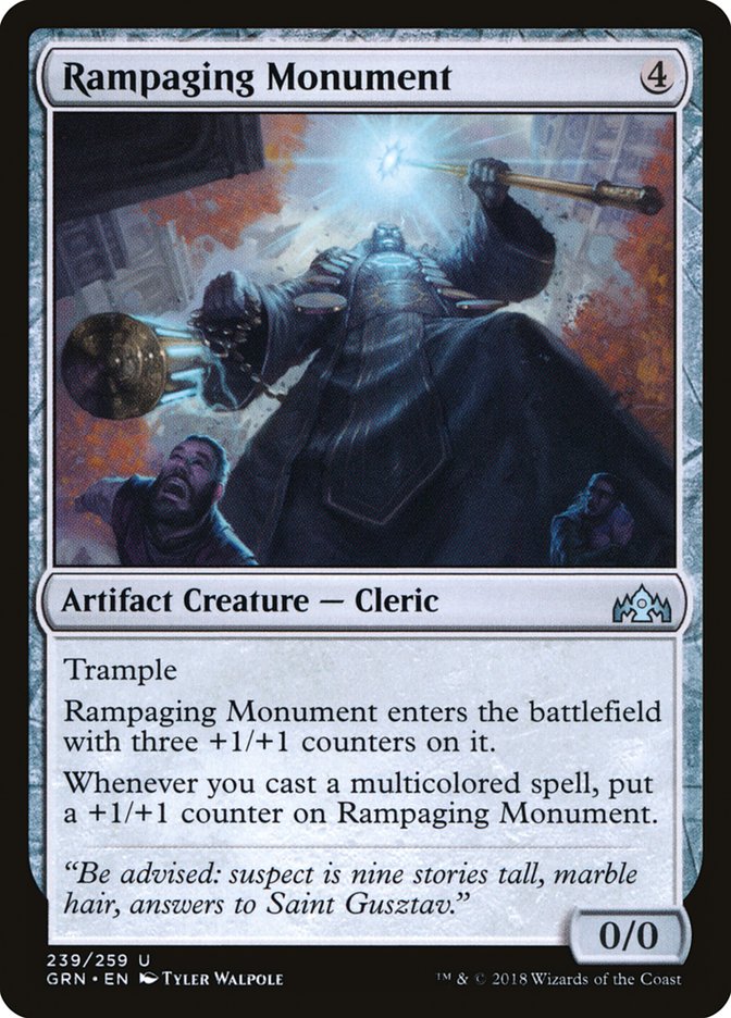 Rampaging Monument [Guilds of Ravnica] [Foil]