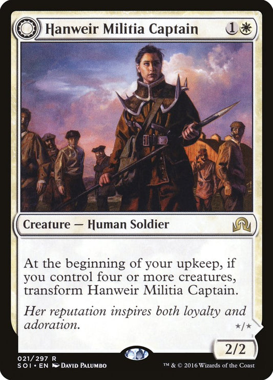 Hanweir Militia Captain // Westvale Cult Leader [Shadows over Innistrad] [Foil]