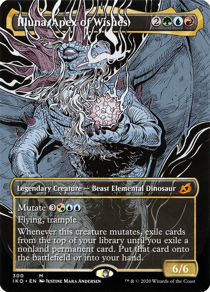 Illuna, Apex of Wishes (Showcase) [Ikoria: Lair of Behemoths] [Foil]