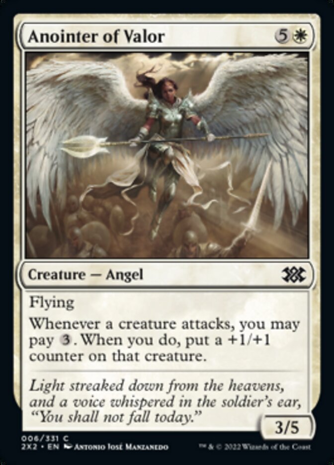 Anointer of Valor [Double Masters 2022] [Foil]
