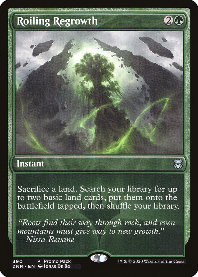 Roiling Regrowth (Promo Pack) [Zendikar Rising Promos] [Foil]