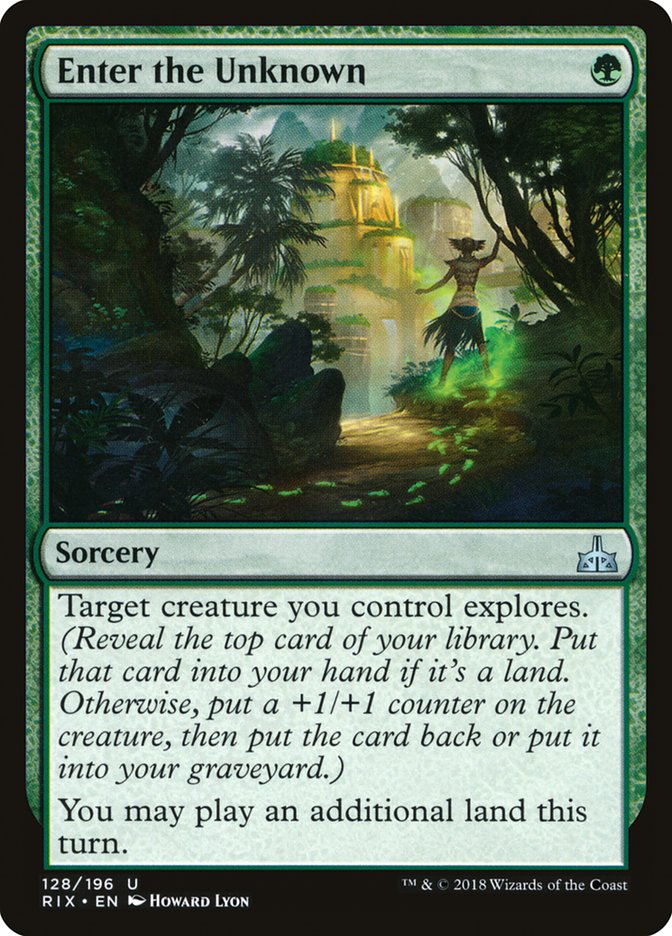 Enter the Unknown [Rivals of Ixalan] [Foil]