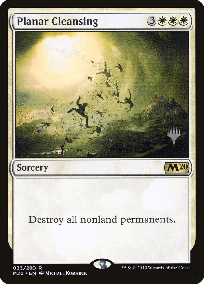 Planar Cleansing (Promo Pack) [Core Set 2020 Promos] [Foil]