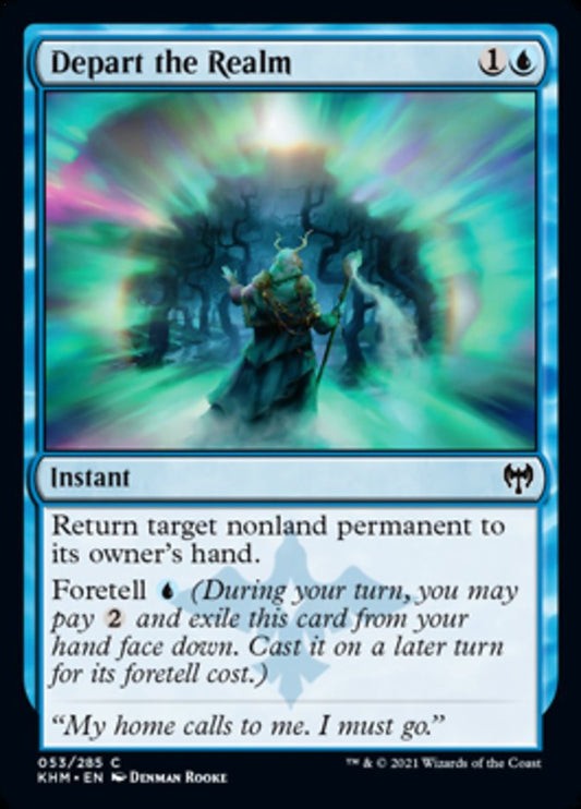 Depart the Realm [Kaldheim] [Foil]
