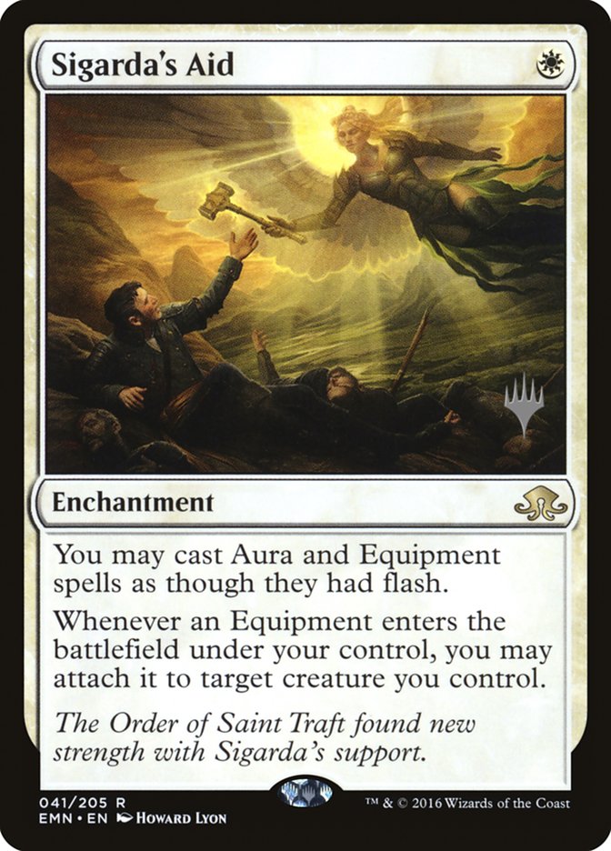 Sigarda's Aid (Promo Pack) [Eldritch Moon Promos] [Foil]