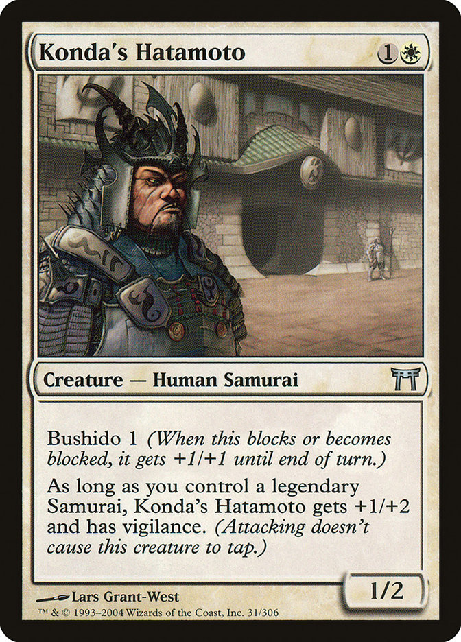 Konda's Hatamoto [Champions of Kamigawa] [Foil]