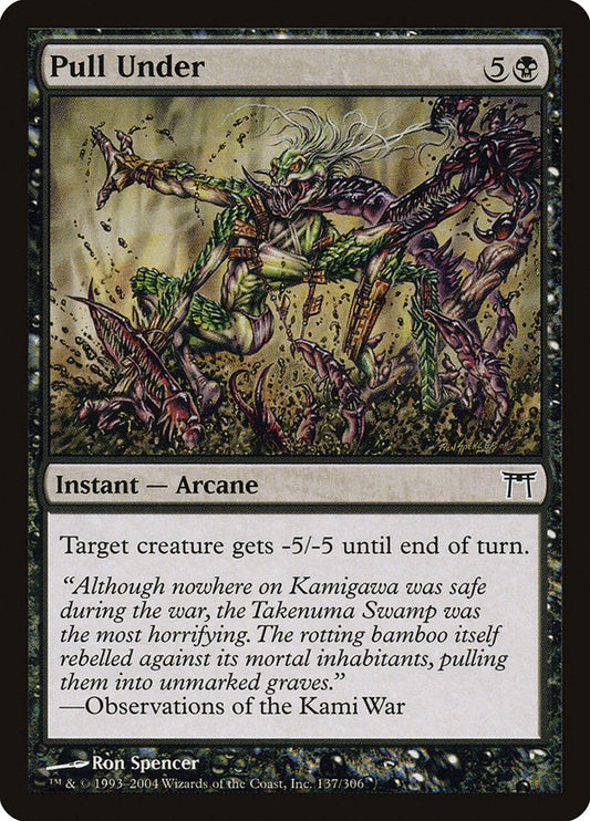 Pull Under [Champions of Kamigawa] [Foil]