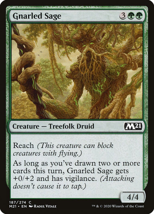 Gnarled Sage [Core Set 2021] [Foil]