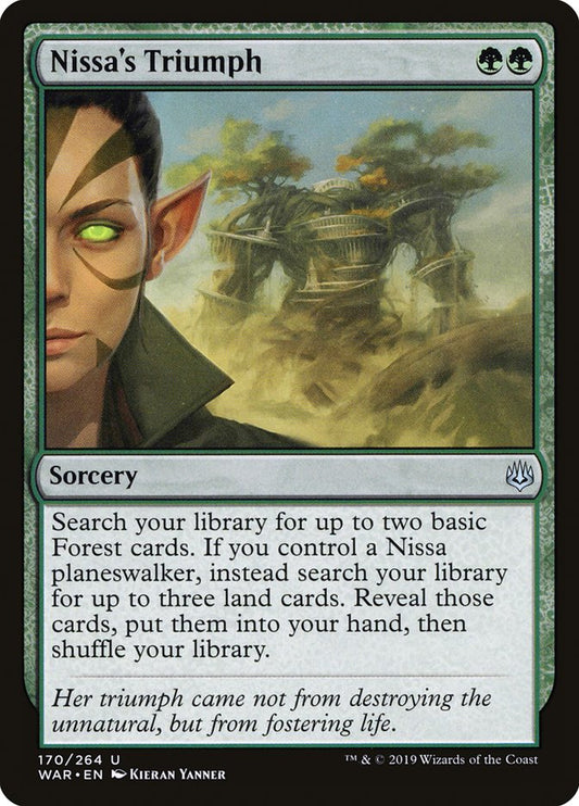 Nissa's Triumph [War of the Spark] [Foil]
