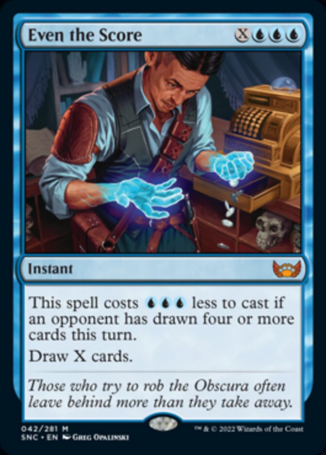 Even the Score [Streets of New Capenna] [Foil]