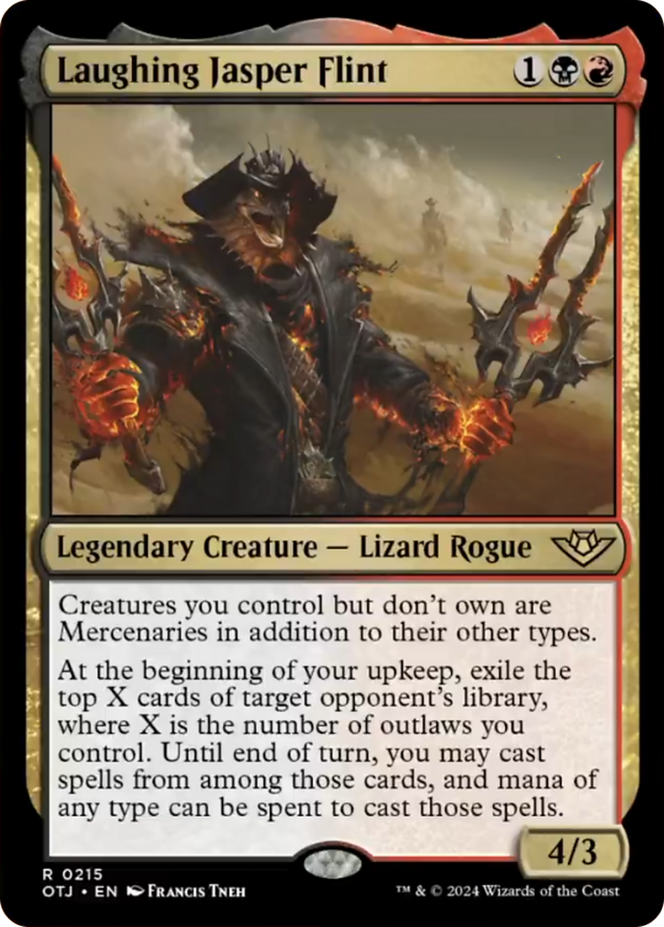 Laughing Jasper Flint [Outlaws of Thunder Junction] [Foil]