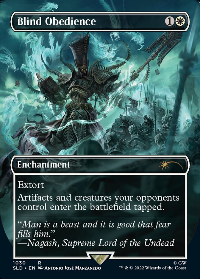 Blind Obedience (Borderless) [Secret Lair Drop Series] [Foil]