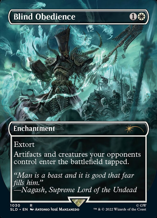 Blind Obedience (Borderless) [Secret Lair Drop Series] [Foil]