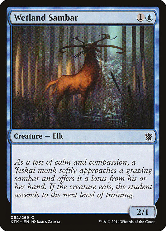 Wetland Sambar [Khans of Tarkir] [Foil]