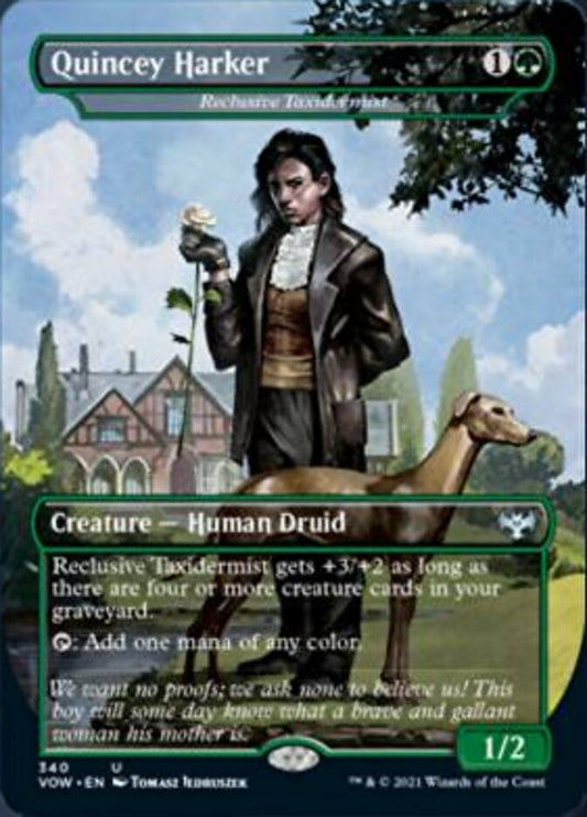 Reclusive Taxidermist - Quincey Harker [Innistrad: Crimson Vow] [Foil]