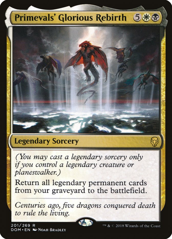 Primevals' Glorious Rebirth [Dominaria] [Foil]
