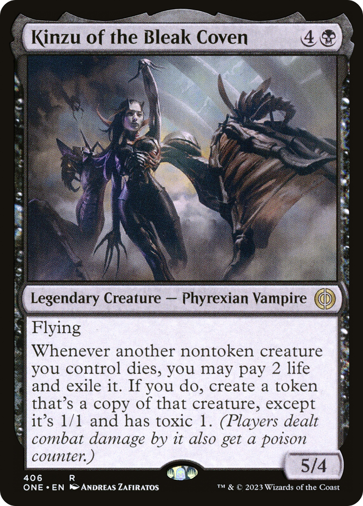 Kinzu of the Bleak Coven [Phyrexia: All Will Be One] [Foil]