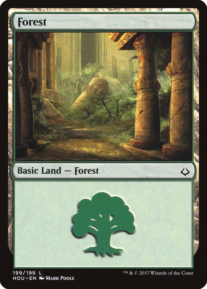 Forest (199) [Hour of Devastation] [Foil]