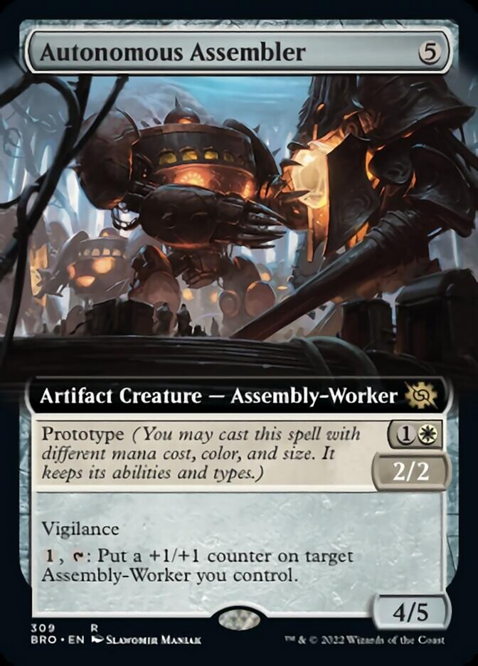 Autonomous Assembler (Extended Art) [The Brothers' War] [Foil]