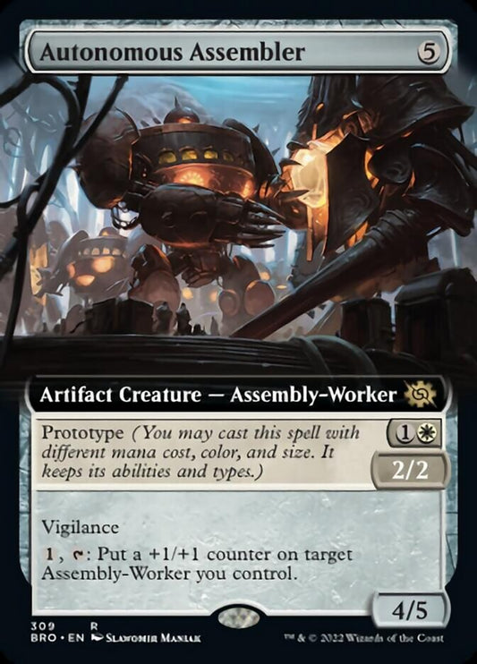 Autonomous Assembler (Extended Art) [The Brothers' War] [Foil]