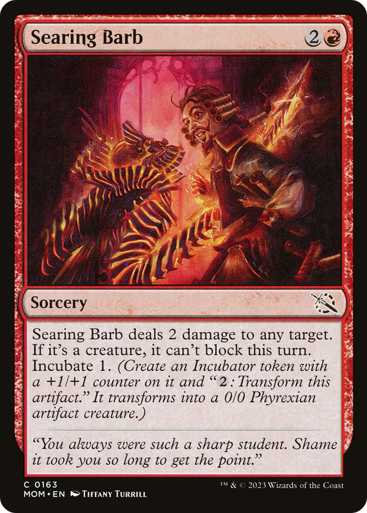 Searing Barb [March of the Machine] [Foil]