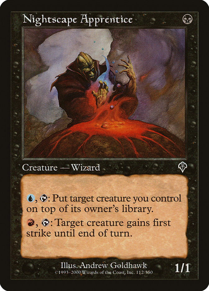 Nightscape Apprentice [Invasion] [Foil]
