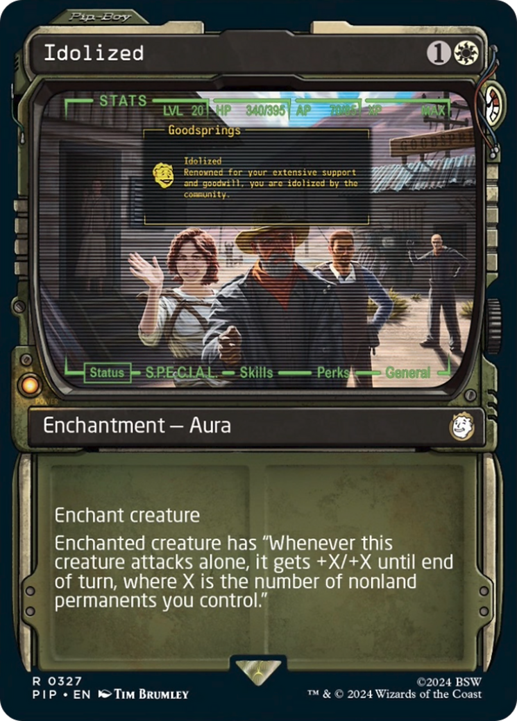 Idolized (Showcase) [Fallout] [Foil]